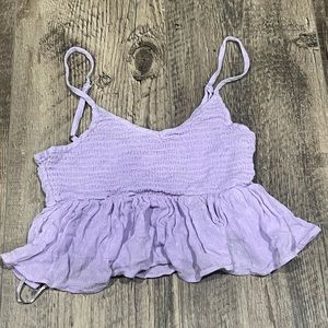 Purple crop top. Size XS. From Aeropostale. Very cute.